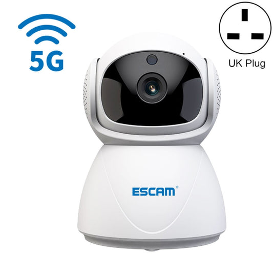 ESCAM PT201 HD 1080P Dual-band WiFi IP Camera, Support Night Vision / Motion Detection / Auto Tracking / TF Card / Two-way Audio, UK Plug - Wireless Camera by ESCAM | Online Shopping UK | buy2fix