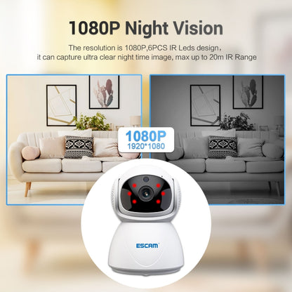 ESCAM PT201 HD 1080P Dual-band WiFi IP Camera, Support Night Vision / Motion Detection / Auto Tracking / TF Card / Two-way Audio, EU Plug - Wireless Camera by ESCAM | Online Shopping UK | buy2fix