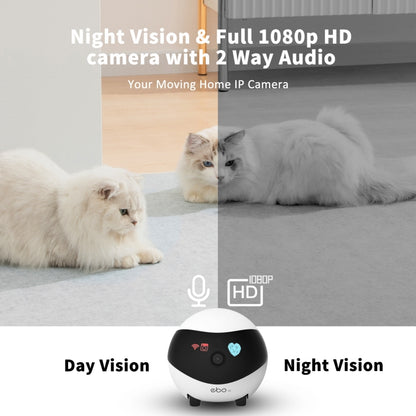 EBO SE 1080P HD Smart Home Companion Robot Remote Monitoring Camera, Support Infrared Night Vision & Two-way Voice & TF Card, US Plug - Wireless Camera by buy2fix | Online Shopping UK | buy2fix