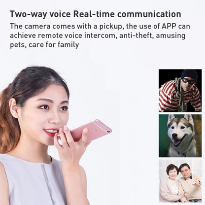 GH3 WiFi Smart Surveillance Camera with Magnet Mount, Support Night Vision / Two-way Audio(White) - Wireless Camera by buy2fix | Online Shopping UK | buy2fix