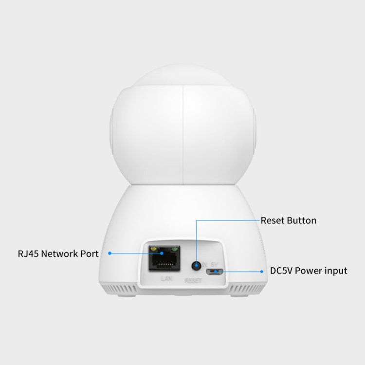 YT24 V380 1.0MP Pan-tilt IP Camera WiFi Smart Security Camera, Support TF Card / Two-way Audio / Motion Detection / Night Vision(US Plug) - Wireless Camera by buy2fix | Online Shopping UK | buy2fix