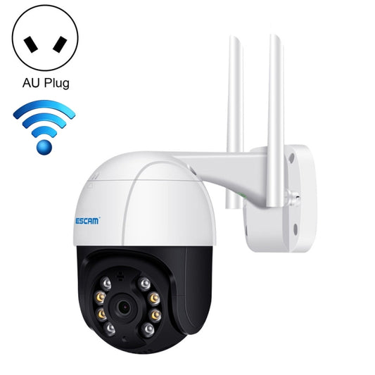 ESCAM QF218 1080P Pan / Tilt AI Humanoid Detection IP66 Waterproof WiFi IP Camera, Support ONVIF / Night Vision / TF Card / Two-way Audio, AU Plug - Wireless Camera by ESCAM | Online Shopping UK | buy2fix