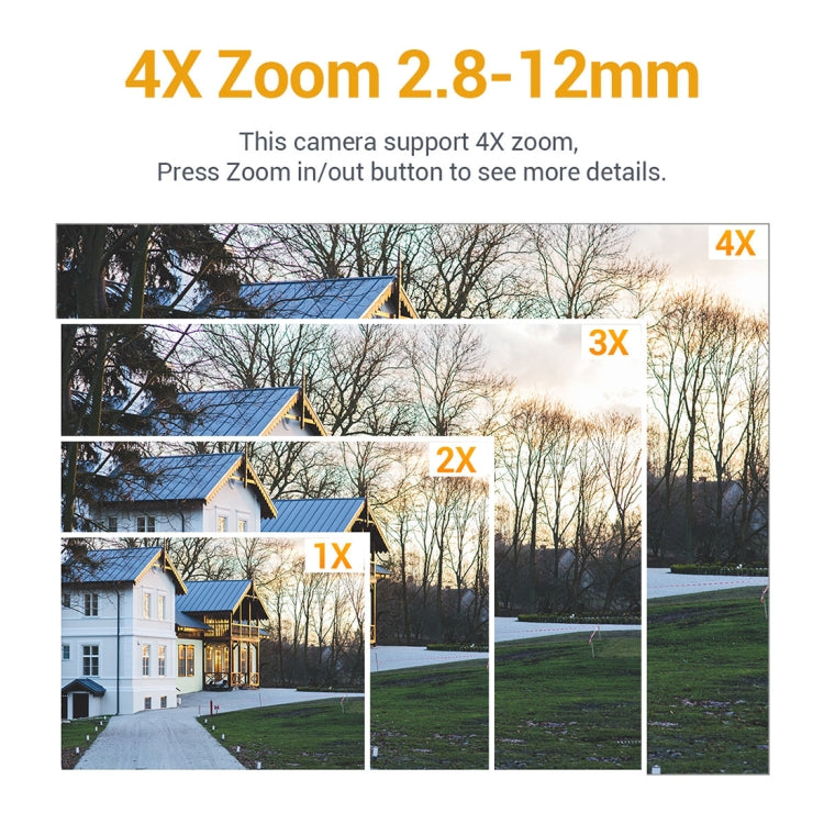 ESCAM Q5068 H.265 5MP Pan / Tilt / 4X Zoom WiFi Waterproof IP Camera, Support ONVIF Two Way Talk & Night Vision, AU Plug - Waterproof Camera by ESCAM | Online Shopping UK | buy2fix