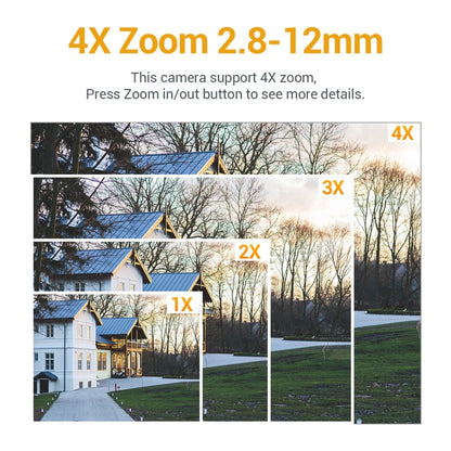 ESCAM Q5068 H.265 5MP Pan / Tilt / 4X Zoom WiFi Waterproof IP Camera, Support ONVIF Two Way Talk & Night Vision, AU Plug - Waterproof Camera by ESCAM | Online Shopping UK | buy2fix