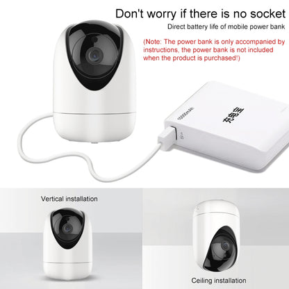 YT47 HD Wireless Indoor Network Shaking Head Camera, Support Motion Detection & Infrared Night Vision & Micro SD Card, EU Plug - Wireless Camera by buy2fix | Online Shopping UK | buy2fix