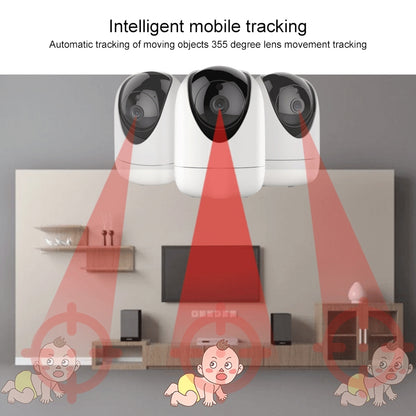 YT47 HD Wireless Indoor Network Shaking Head Camera, Support Motion Detection & Infrared Night Vision & Micro SD Card, EU Plug - Wireless Camera by buy2fix | Online Shopping UK | buy2fix