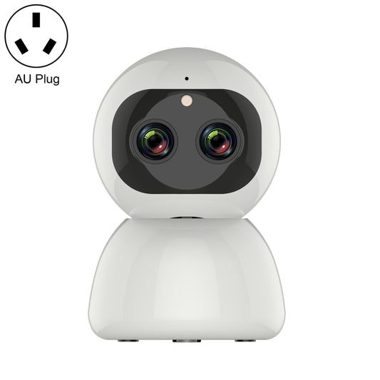 YT48 HD Wireless Indoor Network Shaking Head Binocular Camera, Support Motion Detection & Infrared Night Vision & Micro SD Card, AU Plug - Wireless Camera by buy2fix | Online Shopping UK | buy2fix