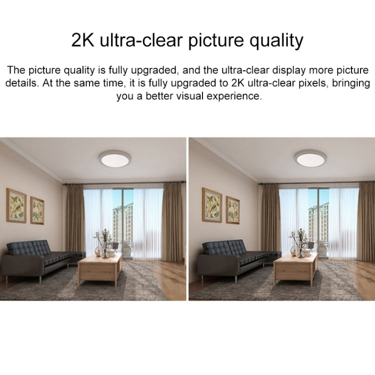 Original Xiaomi 2.4GHz F1.4 Large Aperture 3 Million Pixels Wifi Intelligent Camera PTZ Version 2K, Support Infrared Night Vision & AI Humanoid Detection & Two-way Voice & 32GB Micro SD Card, US Plug - Wireless Camera by Xiaomi | Online Shopping UK | buy2fix
