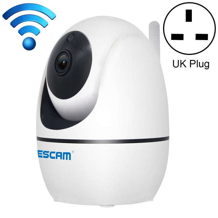ESCAM PVR008 HD 1080P WiFi IP Camera, Support Motion Detection / Night Vision, IR Distance: 10m, UK Plug - Wireless Camera by ESCAM | Online Shopping UK | buy2fix