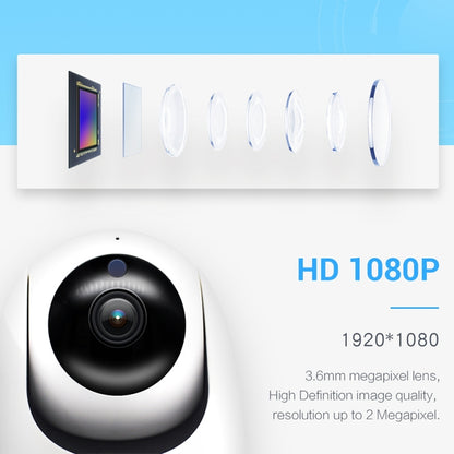 ESCAM PVR008 HD 1080P WiFi IP Camera, Support Motion Detection / Night Vision, IR Distance: 10m, UK Plug - Wireless Camera by ESCAM | Online Shopping UK | buy2fix