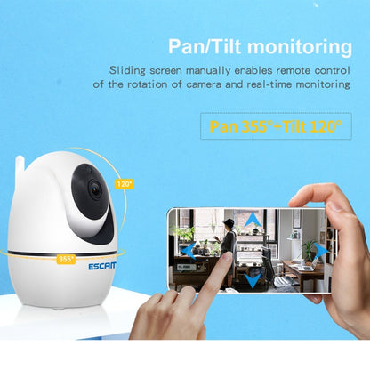 ESCAM PVR008 HD 1080P WiFi IP Camera, Support Motion Detection / Night Vision, IR Distance: 10m, UK Plug - Wireless Camera by ESCAM | Online Shopping UK | buy2fix