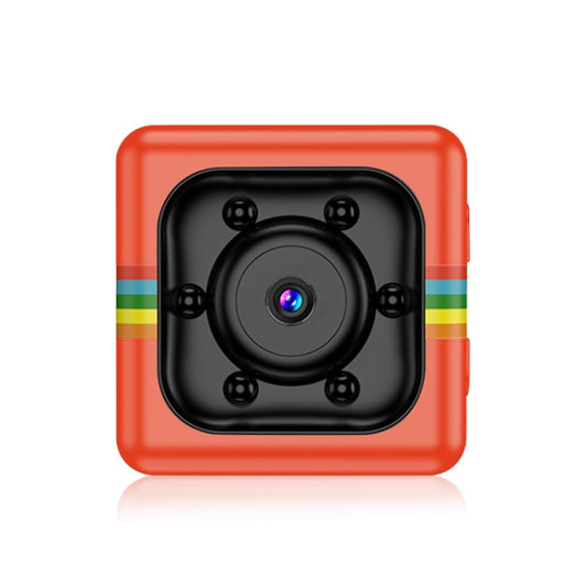 SQ11 Mini DV HD 1080P 6 LEDs Sport Recorder Camera with Holder, Support Monitor Detection & IR Night Vision & TF Card (Red) - Mini Camera by buy2fix | Online Shopping UK | buy2fix