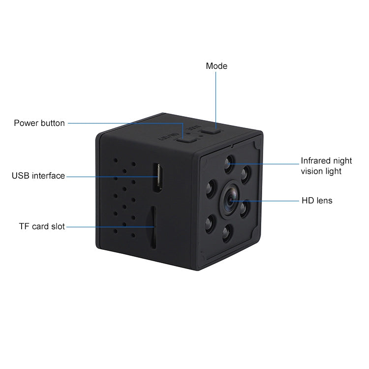 Q15 1080P HD Smart Home WiFi Camera, Support Motion Detection & Non-light Night Vision & TF Card - Mini Camera by buy2fix | Online Shopping UK | buy2fix
