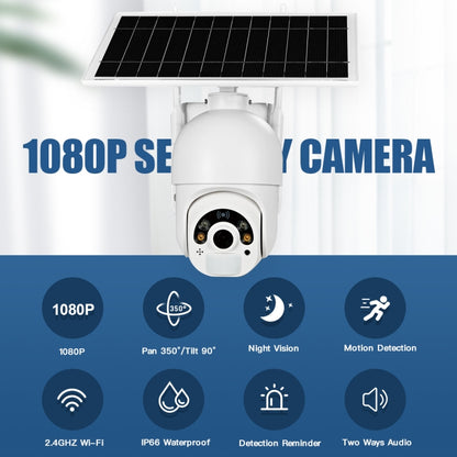 T22 1080P Full HD Solar Powered 4G Network US Version Camera, Support PIR Alarm, Night Vision, Two Way Audio, TF Card - Wireless Camera by buy2fix | Online Shopping UK | buy2fix