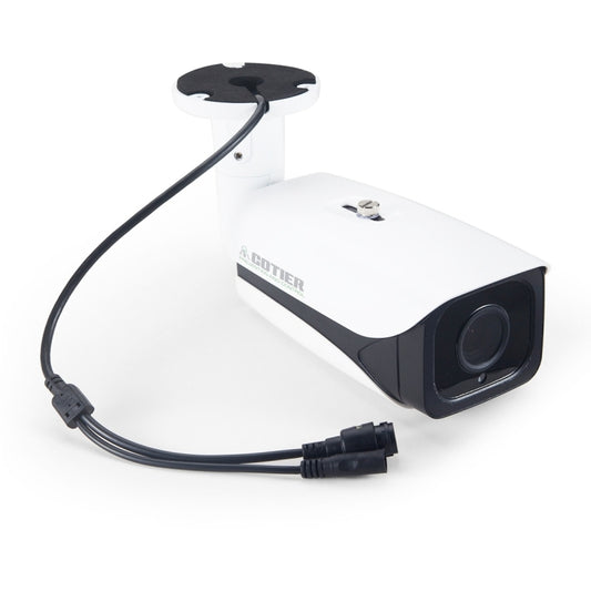 651eH2 / IP POE Zoom (Power Over Ethernet) 1080P H.265 HD 4 x Optical Zoom and 2.8-12mm AF Lens IP66 Weatherproof Indoor Surveillance Camera, Support IR Night Vision(White) - Bullet Camera by buy2fix | Online Shopping UK | buy2fix