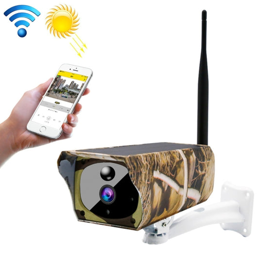VESAFE VS-Y4 Maple Leaf Pattern 1080P HD Battery Solar WiFi IP Camera, Support PIR Motion Detection & Infrared Night Vision & TF Card(64GB Max) - Bullet Camera by buy2fix | Online Shopping UK | buy2fix