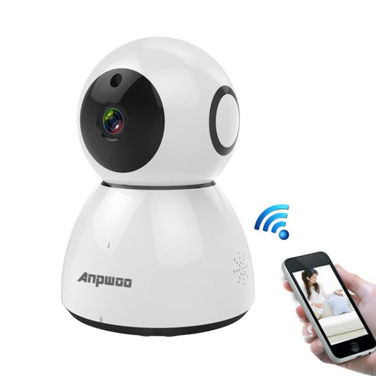 Anpwoo Snowman 1080P HD WiFi IP Camera, Support Motion Detection & Infrared Night Vision & TF Card(Max 64GB)(White) - Wireless Camera by Anpwoo | Online Shopping UK | buy2fix