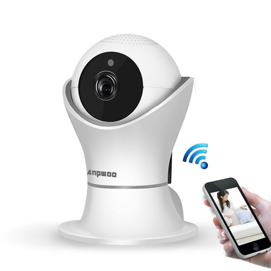 Anpwoo Hercules GM8135+SC2145 1080P HD WiFi IP Camera, Support Motion Detection & Infrared Night Vision & TF Card(Max 128GB)(White) - Wireless Camera by Anpwoo | Online Shopping UK | buy2fix