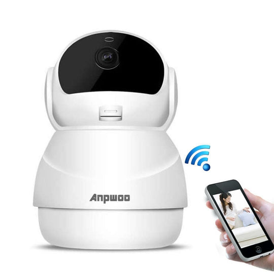 Anpwoo Warrior GM8135+SC2145 1080P HD WiFi IP Camera, Support Motion Detection & Infrared Night Vision & TF Card(Max 128GB)(White)