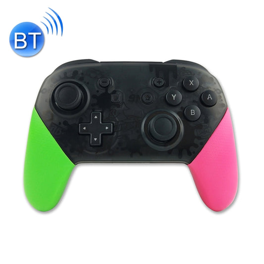 Wireless Game Pro Controller With Screenshot Vibration Function for Nintendo Switch(Green Pink) - Gamepads by buy2fix | Online Shopping UK | buy2fix