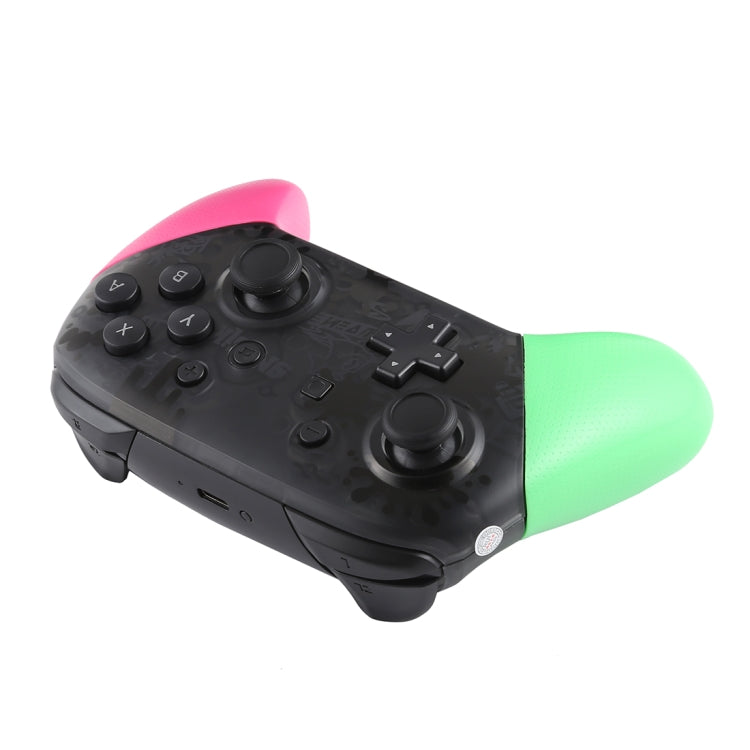 Wireless Game Pro Controller With Screenshot Vibration Function for Nintendo Switch(Green Pink) - Gamepads by buy2fix | Online Shopping UK | buy2fix