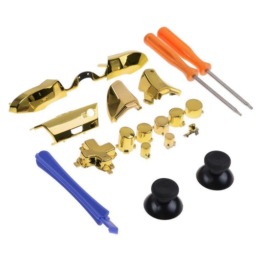 Full Set Game Controller Handle Small Fittings with Screwdriver for Xbox One ELITE(Gold) - XBOX Spare Parts by buy2fix | Online Shopping UK | buy2fix