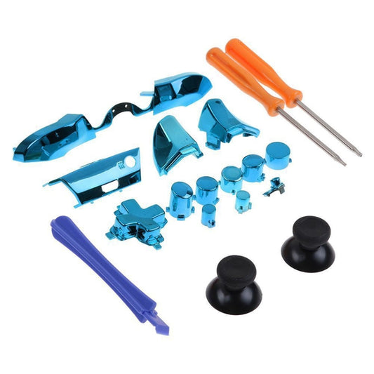 Full Set Game Controller Handle Small Fittings with Screwdriver for Xbox One ELITE(Blue) - XBOX Spare Parts by buy2fix | Online Shopping UK | buy2fix