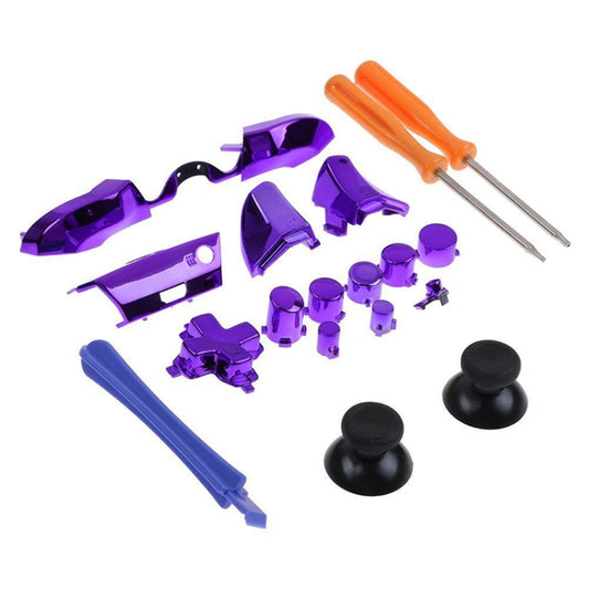 Full Set Game Controller Handle Small Fittings with Screwdriver for Xbox One ELITE(Purple) - XBOX Spare Parts by buy2fix | Online Shopping UK | buy2fix