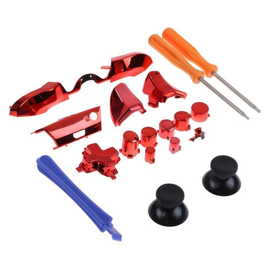 Full Set Game Controller Handle Small Fittings with Screwdriver for Xbox One ELITE(Red) - XBOX Spare Parts by buy2fix | Online Shopping UK | buy2fix