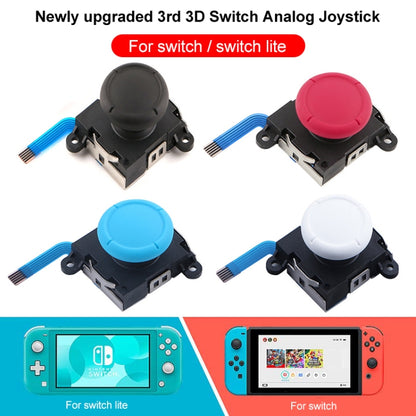 Game Console 3D Left Right Interoperability Rocker Remote Sensing Joystick for Nintendo Switch / Switch Lite(Red) by buy2fix