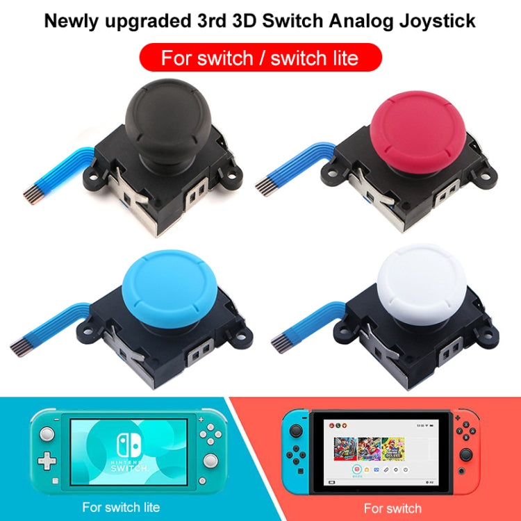 Game Console 3D Left Right Interoperability Rocker Remote Sensing Joystick for Nintendo Switch / Switch Lite(Black) by buy2fix