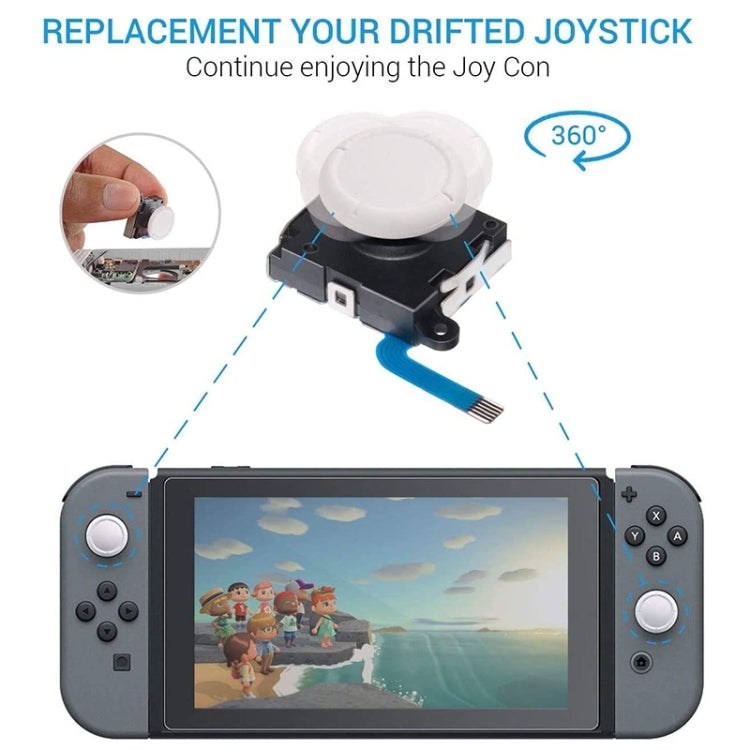 Game Console 3D Left Right Interoperability Rocker Remote Sensing Joystick for Nintendo Switch / Switch Lite(Red) by buy2fix