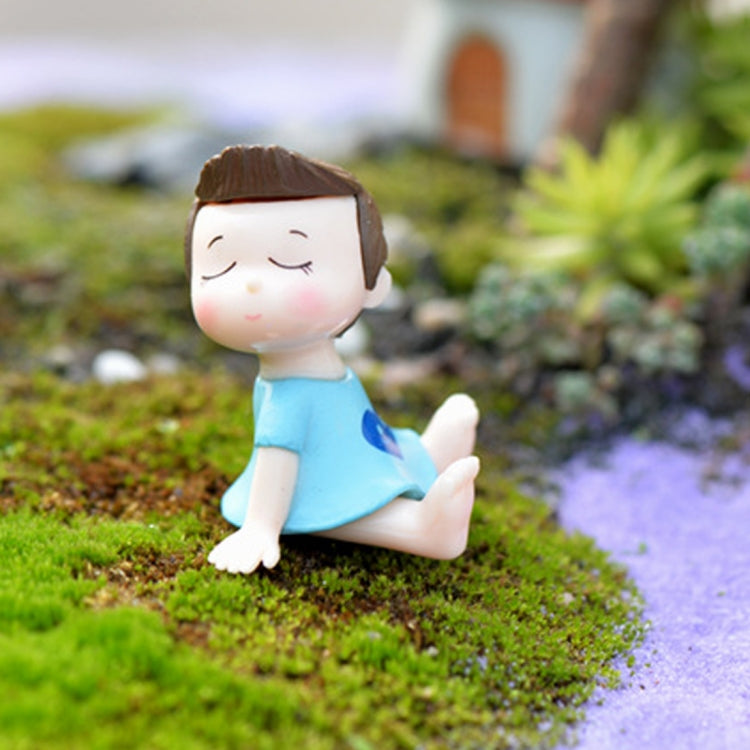 Lovers Bow Garden Dollhouse Decoration Moss Micro Landscape PVC Ornaments - Yard & Garden Decor by buy2fix | Online Shopping UK | buy2fix