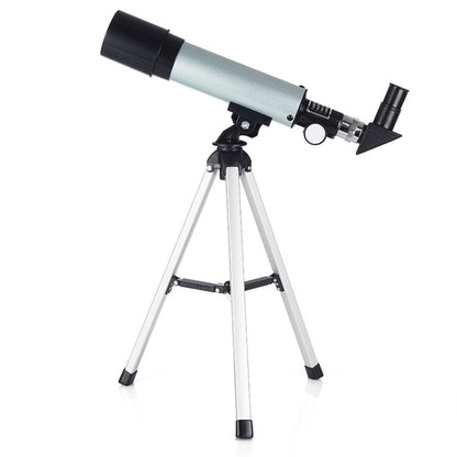 F36050 Portable Professional High Definition High Times Espace Astronomical Telescope Spotting Scope with Aluminum Alloy Tripod(Silver) by buy2fix