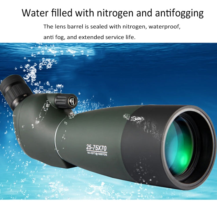 Maifeng 25-75x70 Professional High Definition High Times Outdoor Zoom Monocular Astronomical Telescope by Zoom