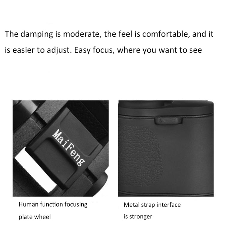 Maifeng 20x50 High Definition High Times Outdoor Binoculars Telescope - Binoculars by buy2fix | Online Shopping UK | buy2fix