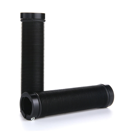 1 Pair AG15 Bicycle MTB Bike Lock-on Rubber Handlebar Grips(Black) - Bicycle Grips by buy2fix | Online Shopping UK | buy2fix
