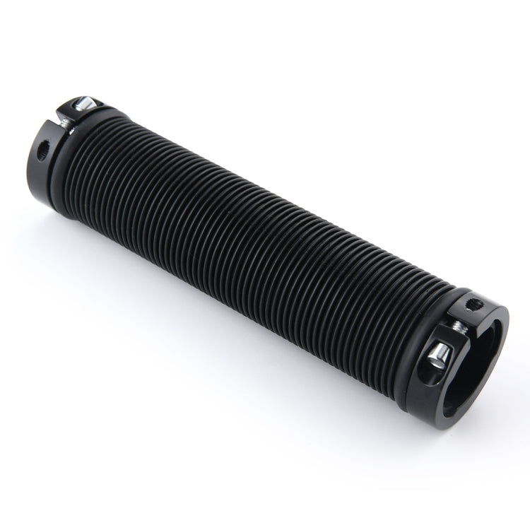 1 Pair AG15 Bicycle MTB Bike Lock-on Rubber Handlebar Grips(Black) - Bicycle Grips by buy2fix | Online Shopping UK | buy2fix