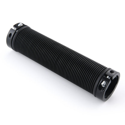 1 Pair AG15 Bicycle MTB Bike Lock-on Rubber Handlebar Grips(Black) - Bicycle Grips by buy2fix | Online Shopping UK | buy2fix