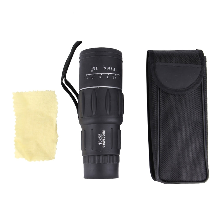 16x52 Life Waterproof Monocular Telescope - Monocular Binoculars by buy2fix | Online Shopping UK | buy2fix