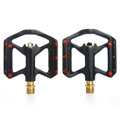 1 Pair B251C Road Bike Carbon Fiber + Titanium Axle Pedals (Black) - Pedals by buy2fix | Online Shopping UK | buy2fix