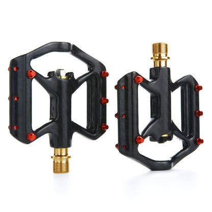 1 Pair B251C Road Bike Carbon Fiber + Titanium Axle Pedals (Black) - Pedals by buy2fix | Online Shopping UK | buy2fix