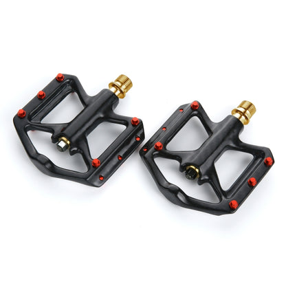 1 Pair B251C Road Bike Carbon Fiber + Titanium Axle Pedals (Black) - Pedals by buy2fix | Online Shopping UK | buy2fix