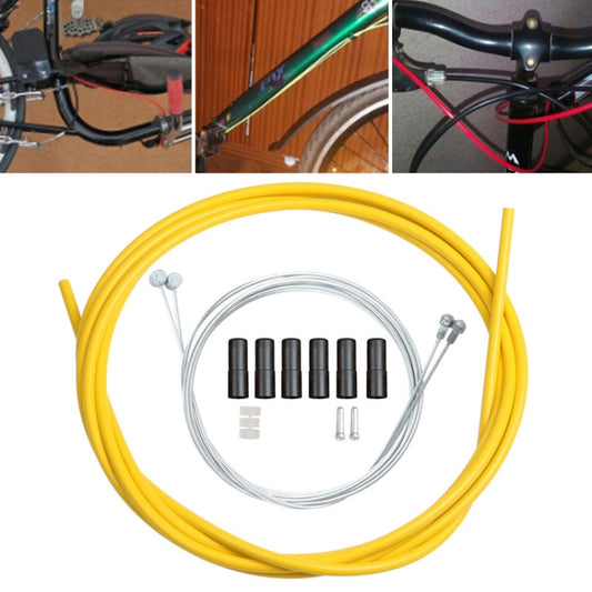 Universal Bicycle Variable Speed Cable Tube Set(Yellow) - Bicycle Brake Parts by buy2fix | Online Shopping UK | buy2fix