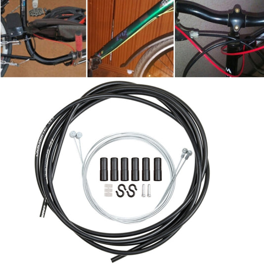 Universal Bicycle Brake Cable Tube Set(Black) - Bicycle Brake Parts by buy2fix | Online Shopping UK | buy2fix