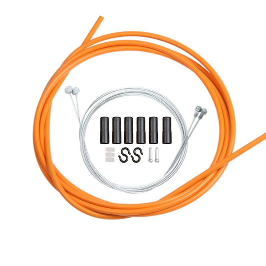 Universal Bicycle Brake Cable Tube Set(Orange) - Bicycle Brake Parts by buy2fix | Online Shopping UK | buy2fix