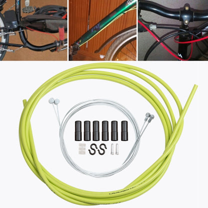 Universal Bicycle Brake Cable Tube Set(Green) - Bicycle Brake Parts by buy2fix | Online Shopping UK | buy2fix