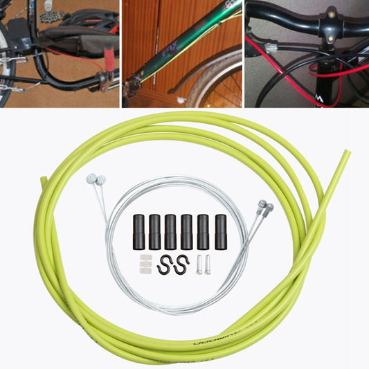 Universal Bicycle Brake Cable Tube Set(Green) - Bicycle Brake Parts by buy2fix | Online Shopping UK | buy2fix