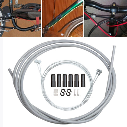Universal Bicycle Brake Cable Tube Set(Grey) - Bicycle Brake Parts by buy2fix | Online Shopping UK | buy2fix