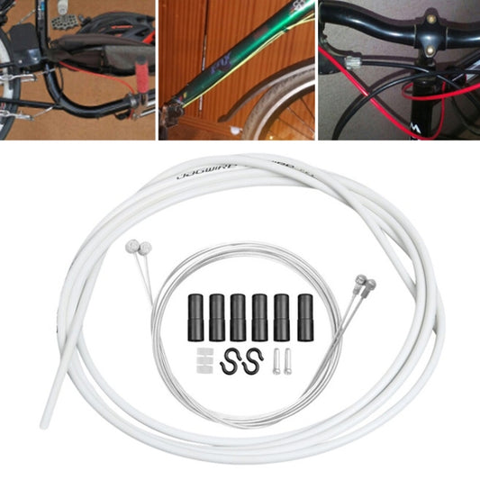 Universal Bicycle Brake Cable Tube Set(White) - Bicycle Brake Parts by buy2fix | Online Shopping UK | buy2fix
